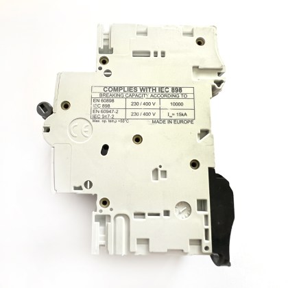 Dorman Smith AT10C Black Clip C10 10A 10 Amp 3 Pole Phase MCB Circuit Breaker Type C